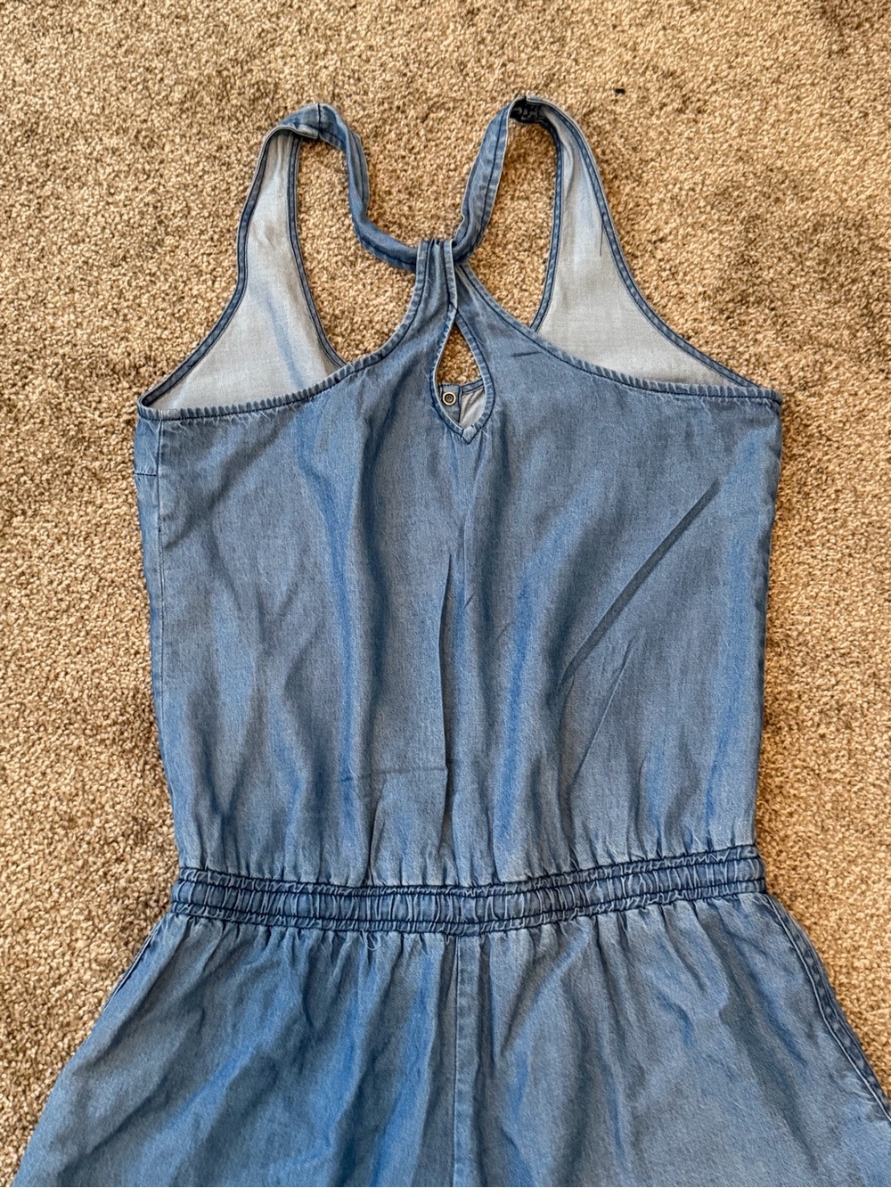 Splendid Light Blue Chambray Romper - Picture 8 of 8